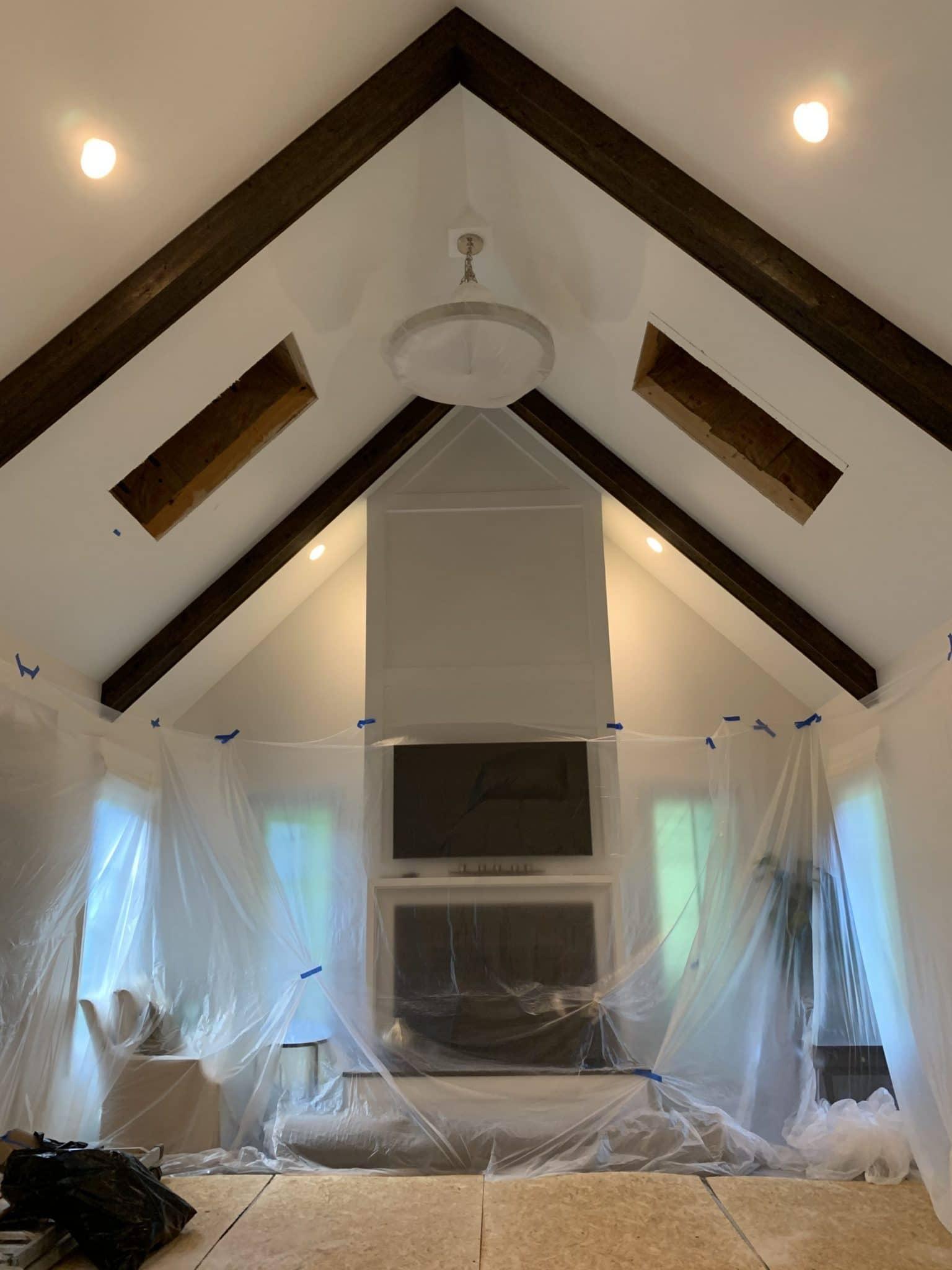 VELUX installation in progress